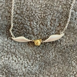 Harry Potter Quidditch Golden Snitch necklace